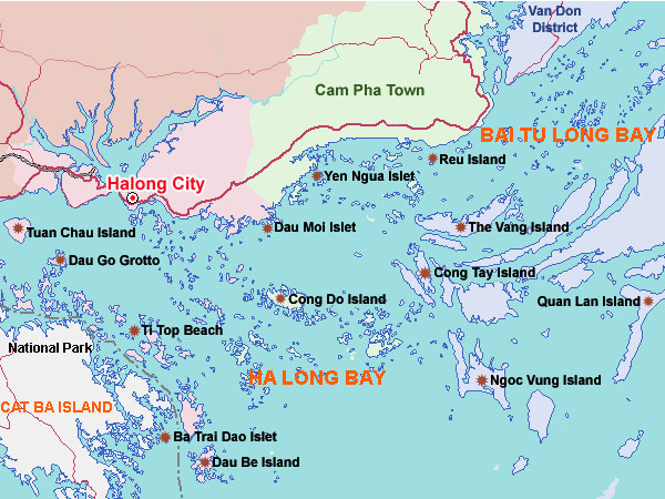 Ha Long Map