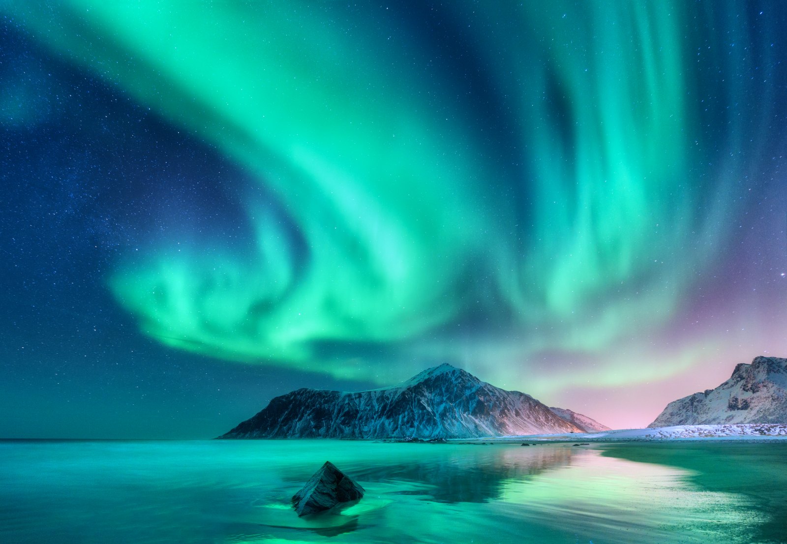 Aurora boreale lofoten