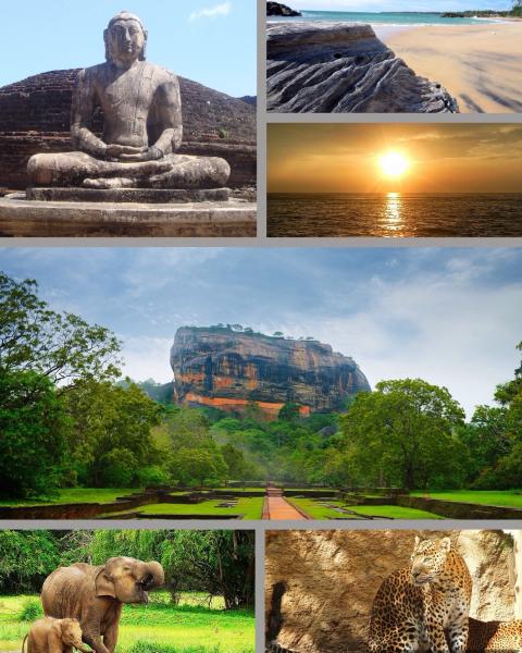 Sri Lanka collage
