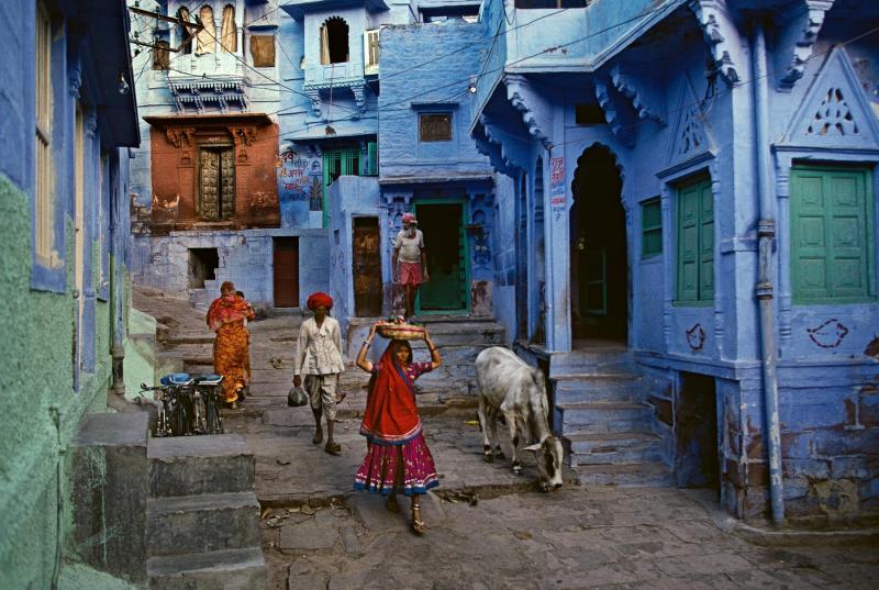 Strade della citàà vecchia di Jodhpur, Rajasthan