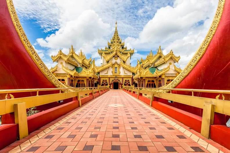 Myanmar Yangoon palace